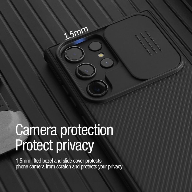 Nillkin CamShield PRO Magnetic Zadní Kryt pro Samsung Galaxy S23 Ultra Black