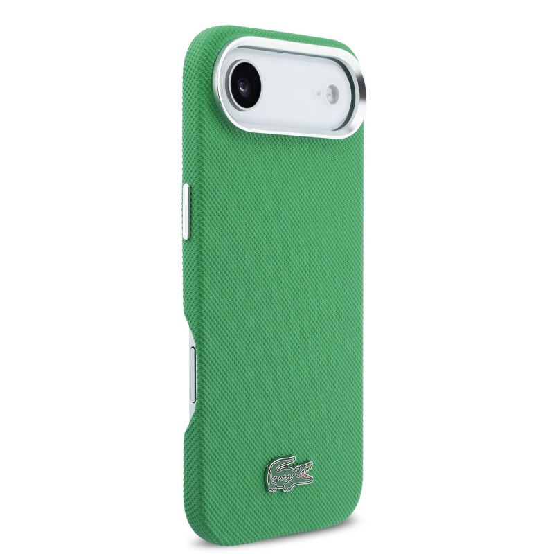 Lacoste Iconic Petit Pique Metal Logo MagSafe Zadní Kryt pro iPhone Air Green