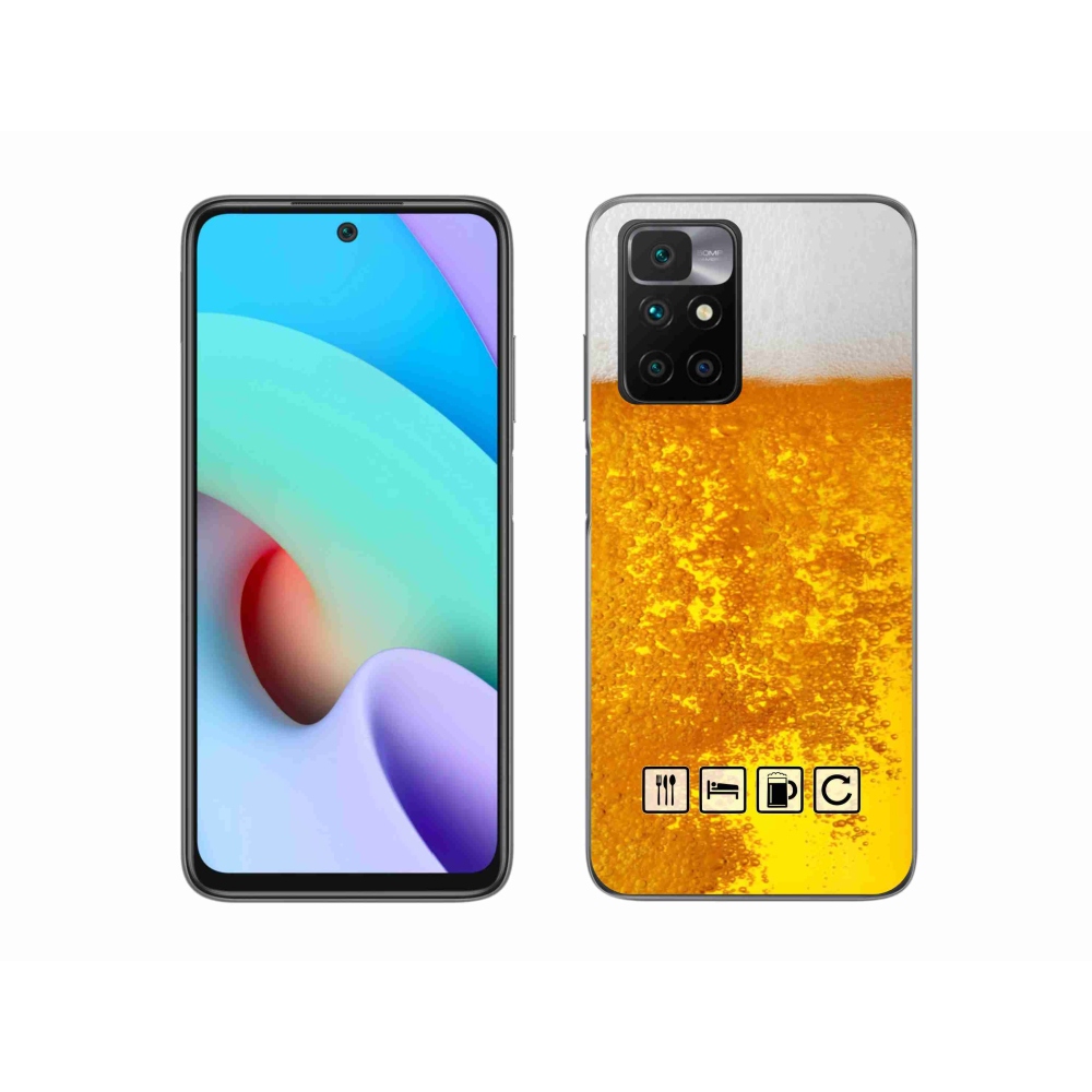 Gelový kryt mmCase na Xiaomi Redmi 10/Redmi 10 (2022) - pivní motiv 3