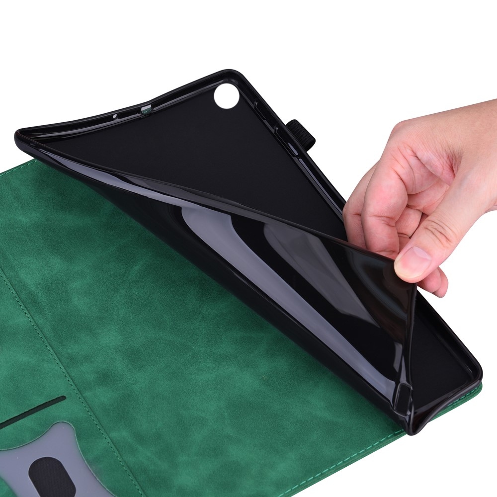 Business zavírací pouzdro na tablet Lenovo Tab P12 Pro - zelené