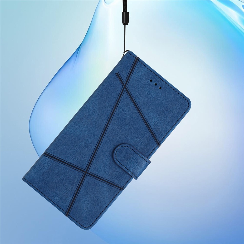Line knížkové pouzdro na Samsung Galaxy S25 FE - modré