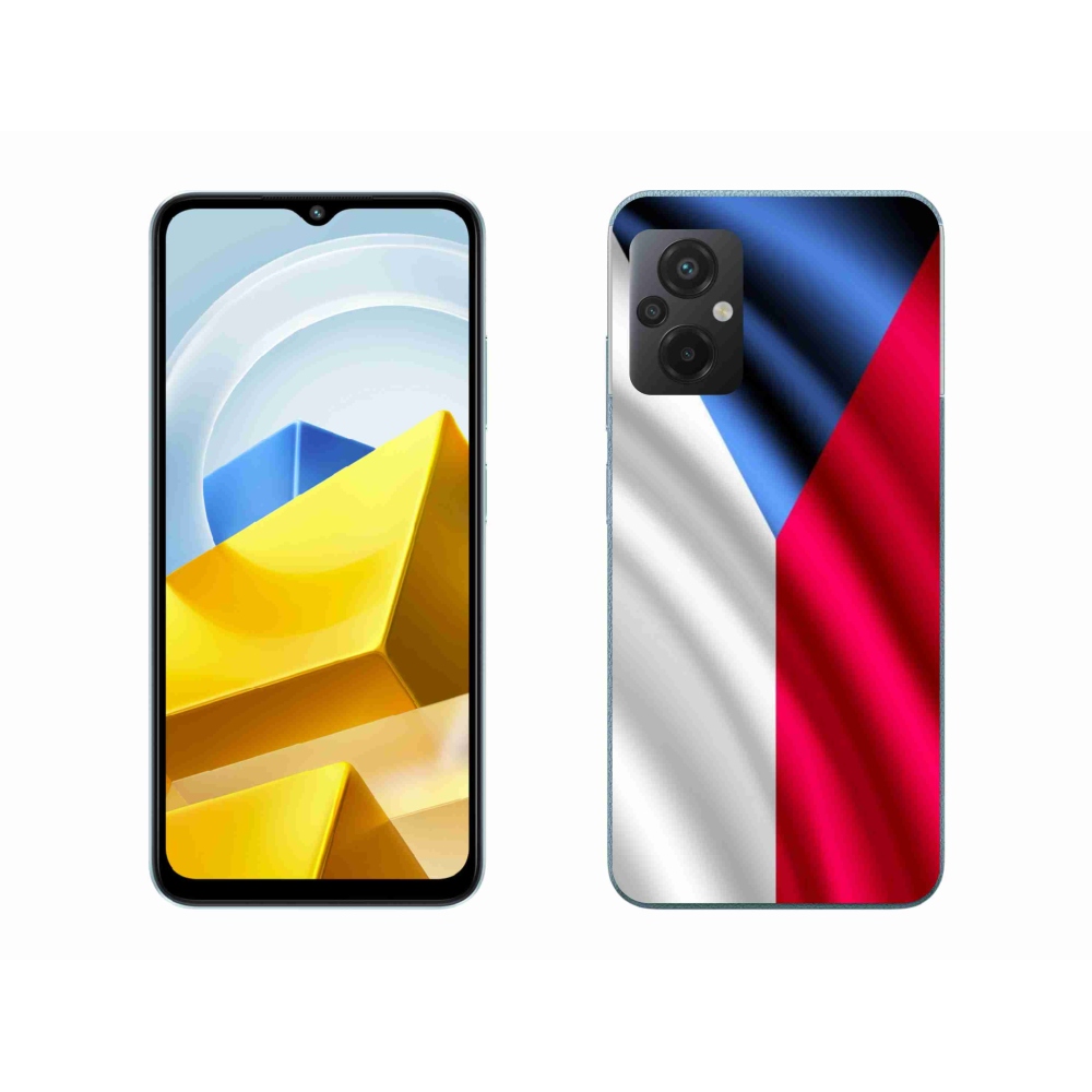 Gelový kryt mmCase na mobil Xiaomi Poco M5 4G - česká vlajka