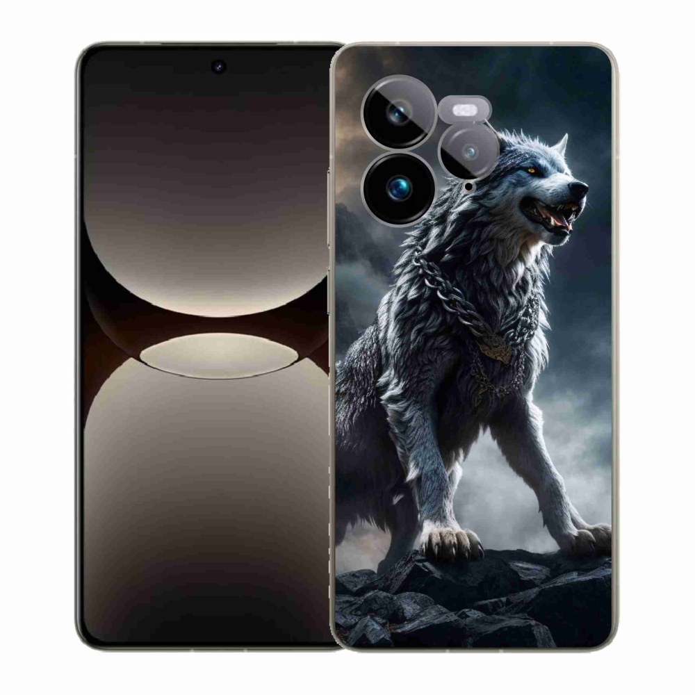 Gelový kryt mmCase na Realme GT 7 Pro 5G - vlk 1