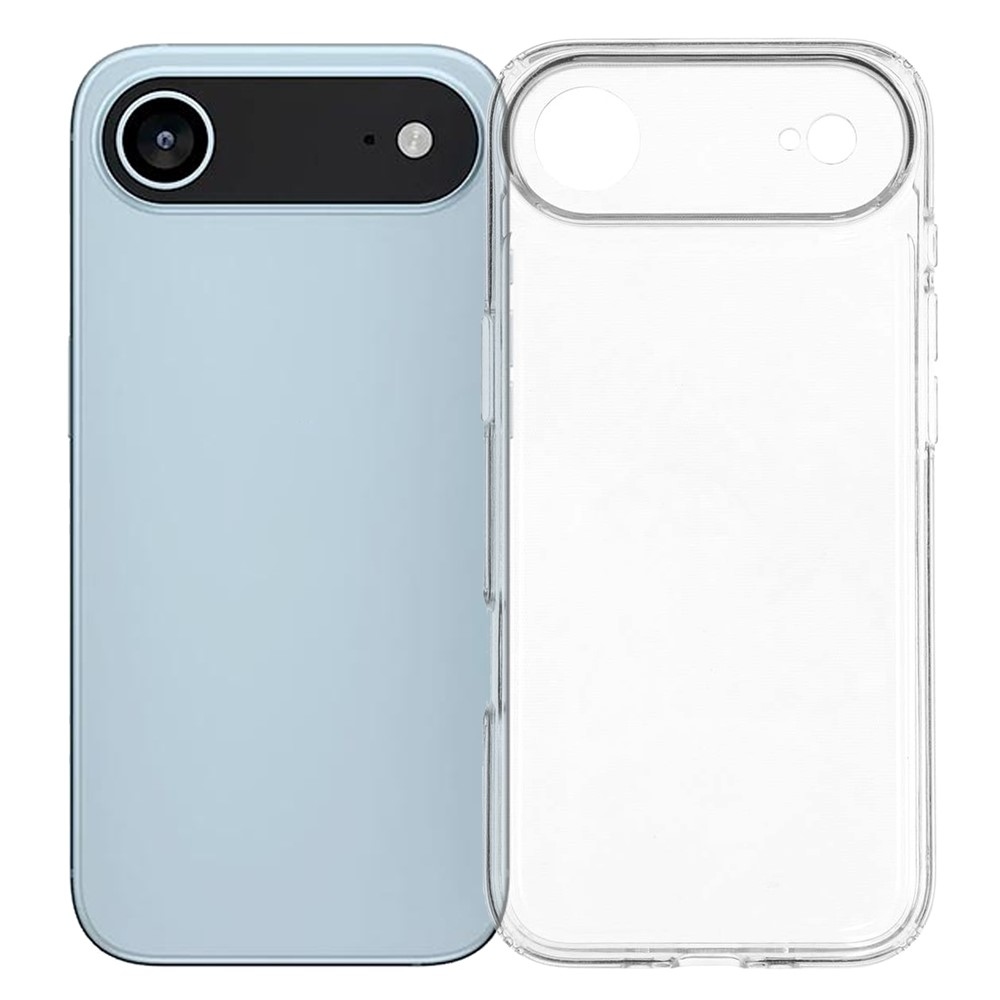 Průhledný gelový obal na iPhone 17 Air - průhledný