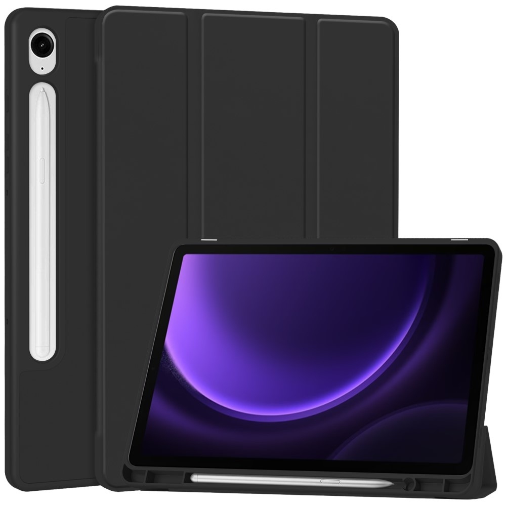 Case chytré zavírací pouzdro na Samsung Galaxy Tab S9 FE/Tab S10 FE - černé