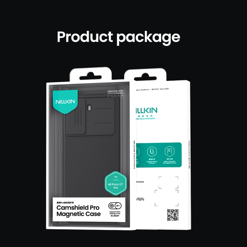 Nillkin CamShield PRO Magnetic Zadní Kryt pro Poco X7 Pro 5G Black