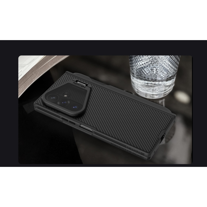 Nillkin CamShield Prop Magnetic Pen Slot (Transparent Lens) Zadní Kryt pro Samsung Galaxy Z Fold 8 Ultra Black