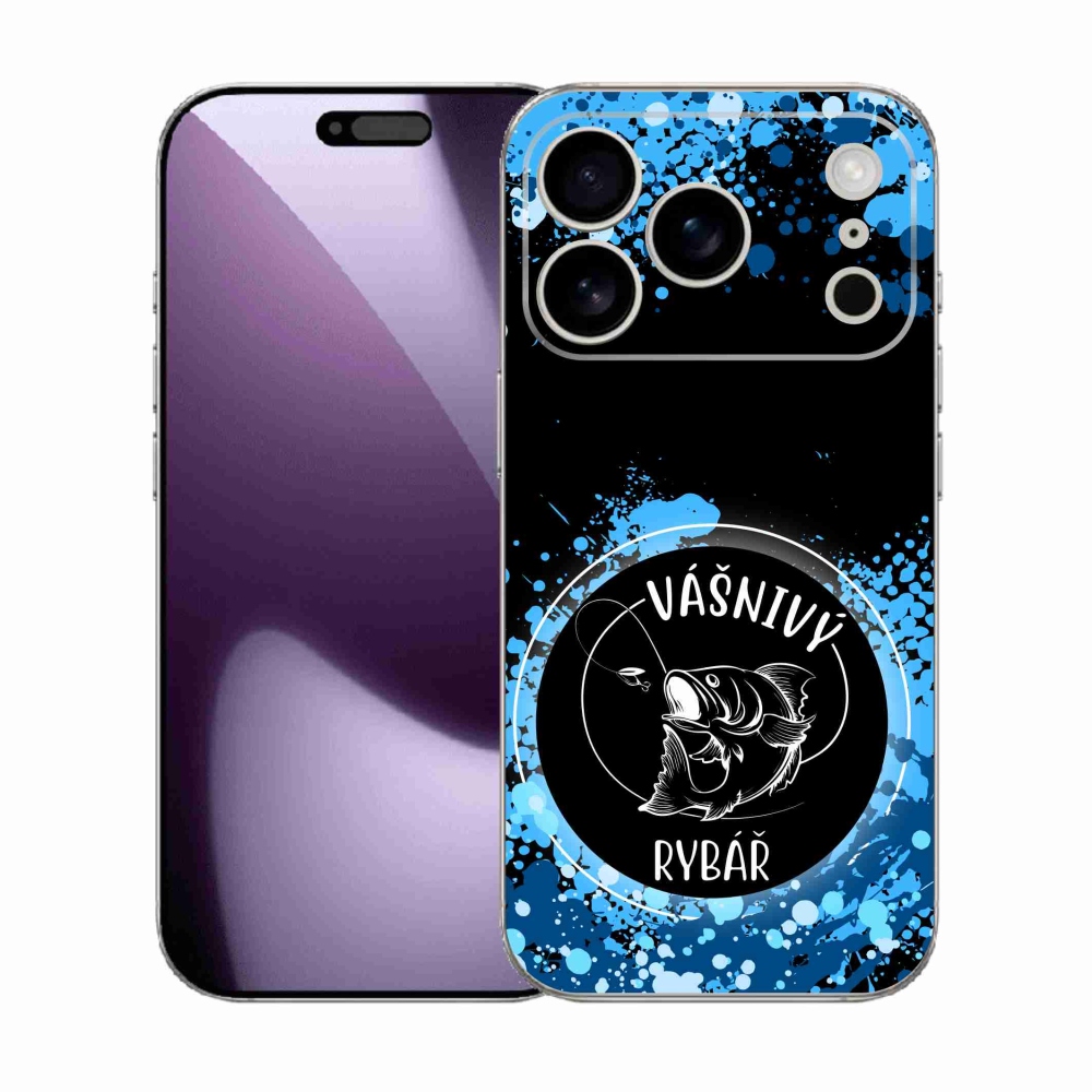 Gelový kryt mmCase na iPhone 17 Pro - tchýně ví všechno černé pozadí