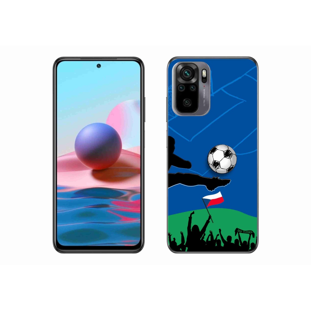 Gelový kryt mmCase na Xiaomi Redmi Note 10 4G - fanoušci fotbalu
