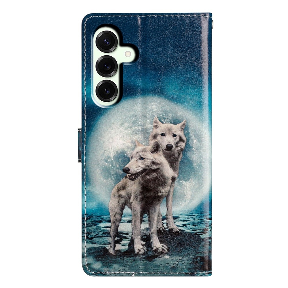Unique knížkové pouzdro na Samsung Galaxy A27 - dva vlci