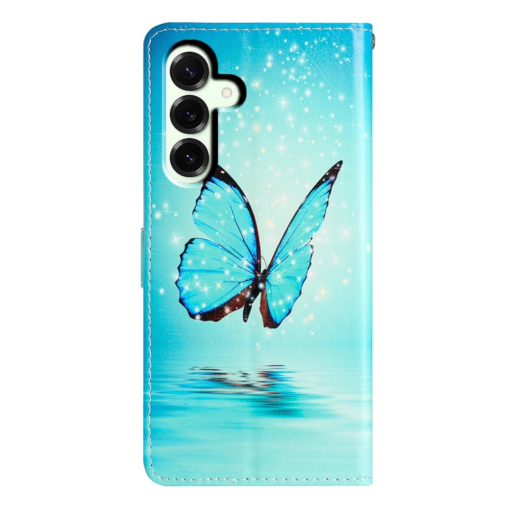Unique knížkové pouzdro na Samsung Galaxy A27 - modrý motýl