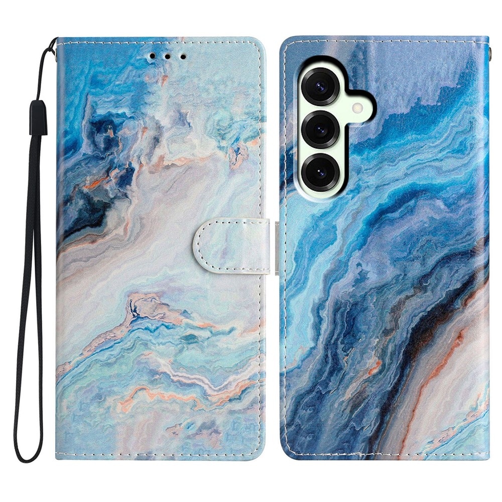 Unique knížkové pouzdro na Samsung Galaxy A27 - modrý mramor