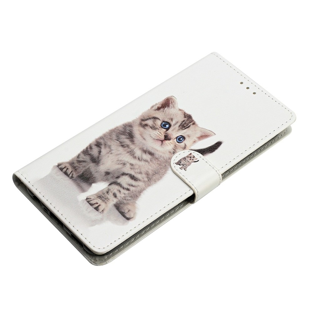 Unique knížkové pouzdro na Xiaomi Redmi 17 4G/5G - kotě