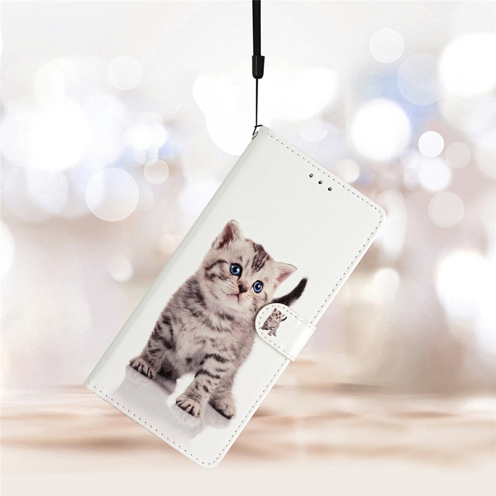 Unique knížkové pouzdro na Xiaomi Redmi 17 4G/5G - kotě