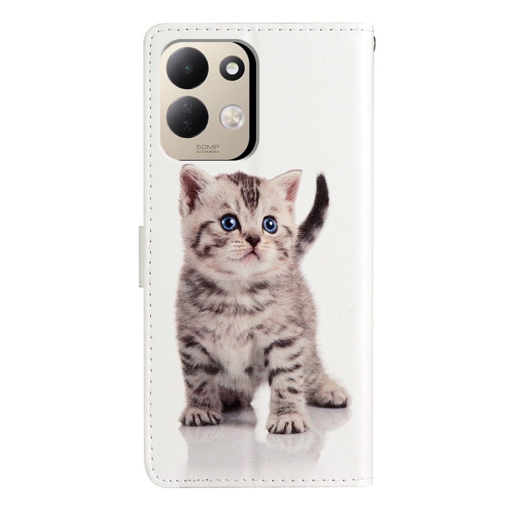 Unique knížkové pouzdro na Xiaomi Redmi 17 4G/5G - kotě