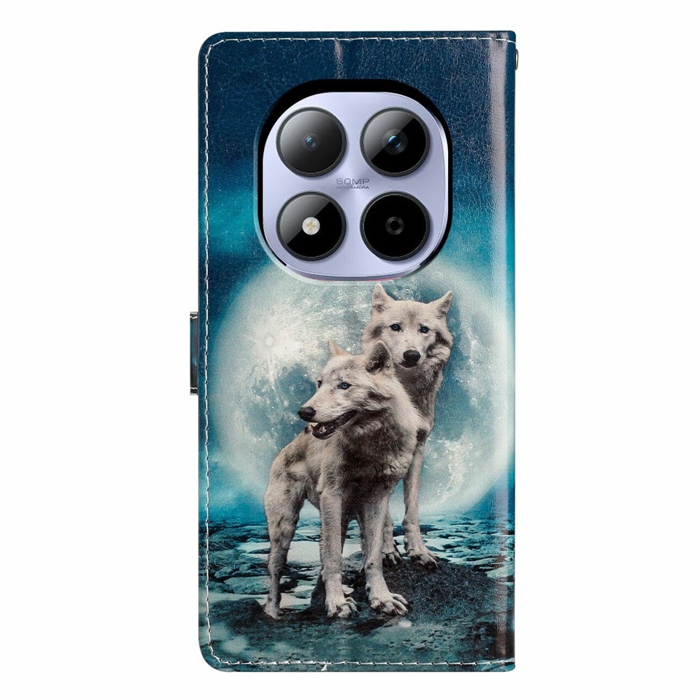 Unique knížkové pouzdro na Xiaomi Redmi Note 15 Pro 5G - dva vlci