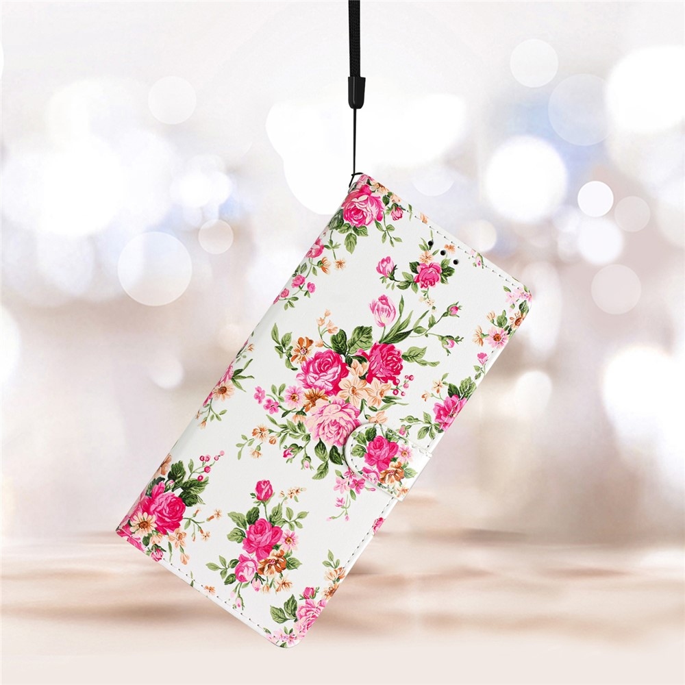 Unique knížkové pouzdro na Xiaomi Redmi Note 17 4G/5G - červené květy