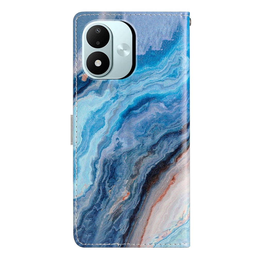 Unique knížkové pouzdro na Xiaomi Redmi Note 17 4G/5G - modrý mramor