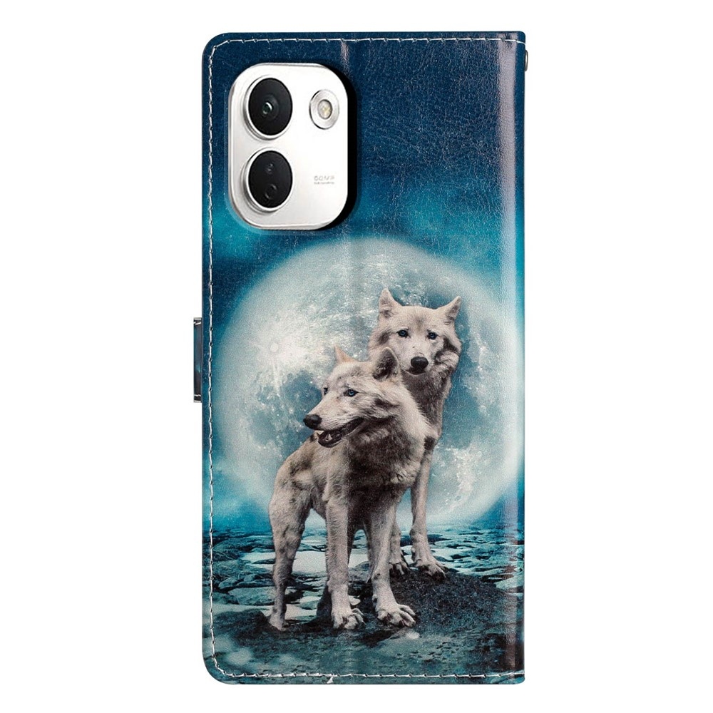 Unique knížkové pouzdro na Xiaomi Redmi Note 17 Pro Max 5G - dva vlci