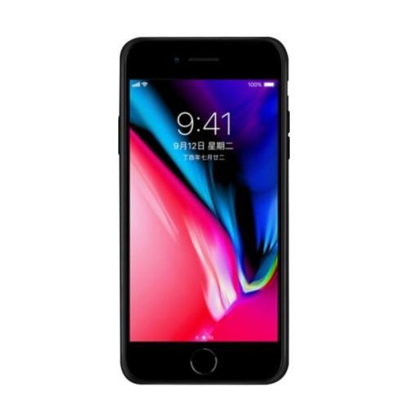 Unique zdobený gelový obal na iPhone 7 Plus a iPhone 8 Plus - žlutý
