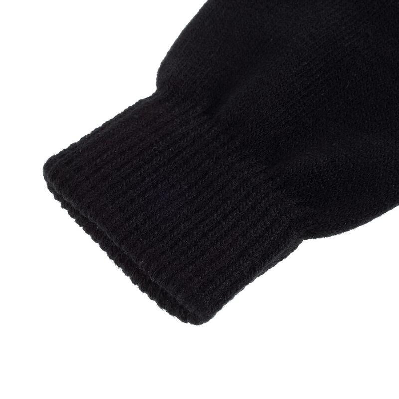 Univerzální dotykové zimní rukavice na mobil - černé