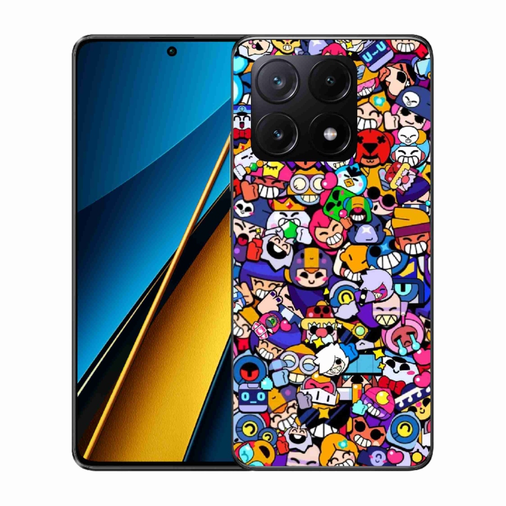 Gelový kryt mmCase na Xiaomi Poco X6 Pro 5G - brawl stars 2