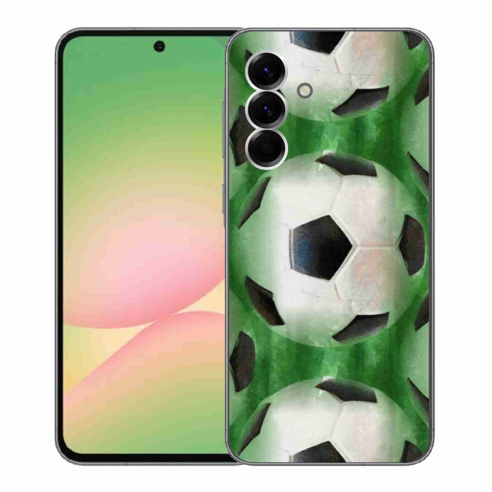 Gelový kryt mmCase na Samsung Galaxy A56 5G - fotbalový míč