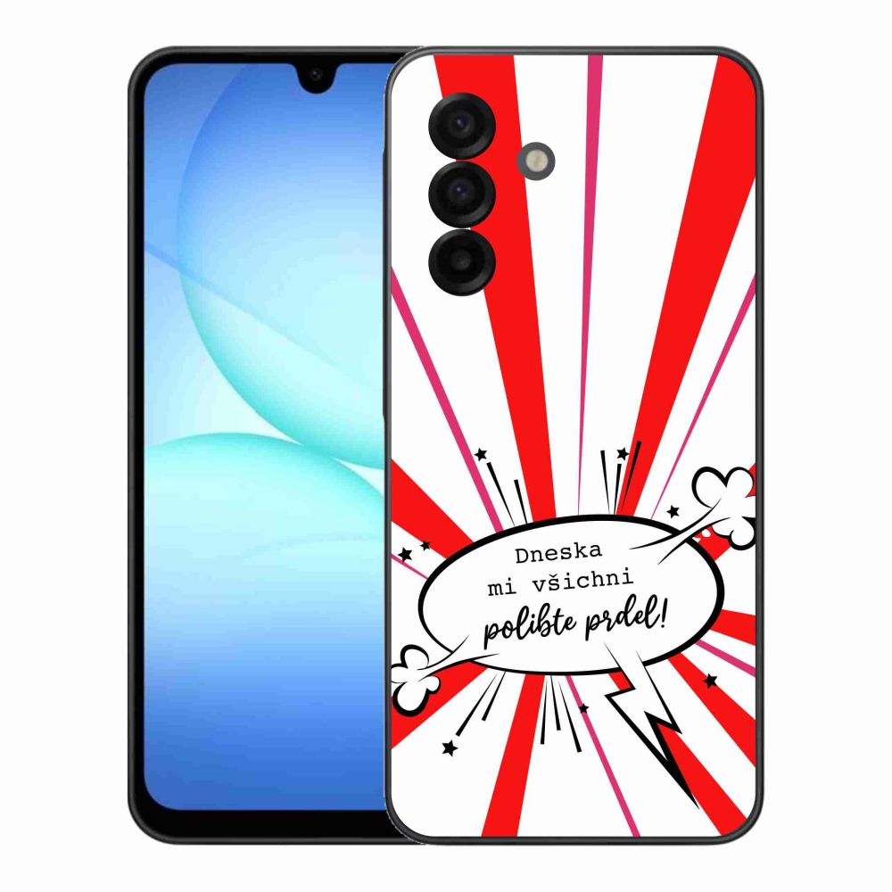 Gelový kryt mmCase na Samsung Galaxy A17 4G/5G - vtipný text 15 bílé pozadí