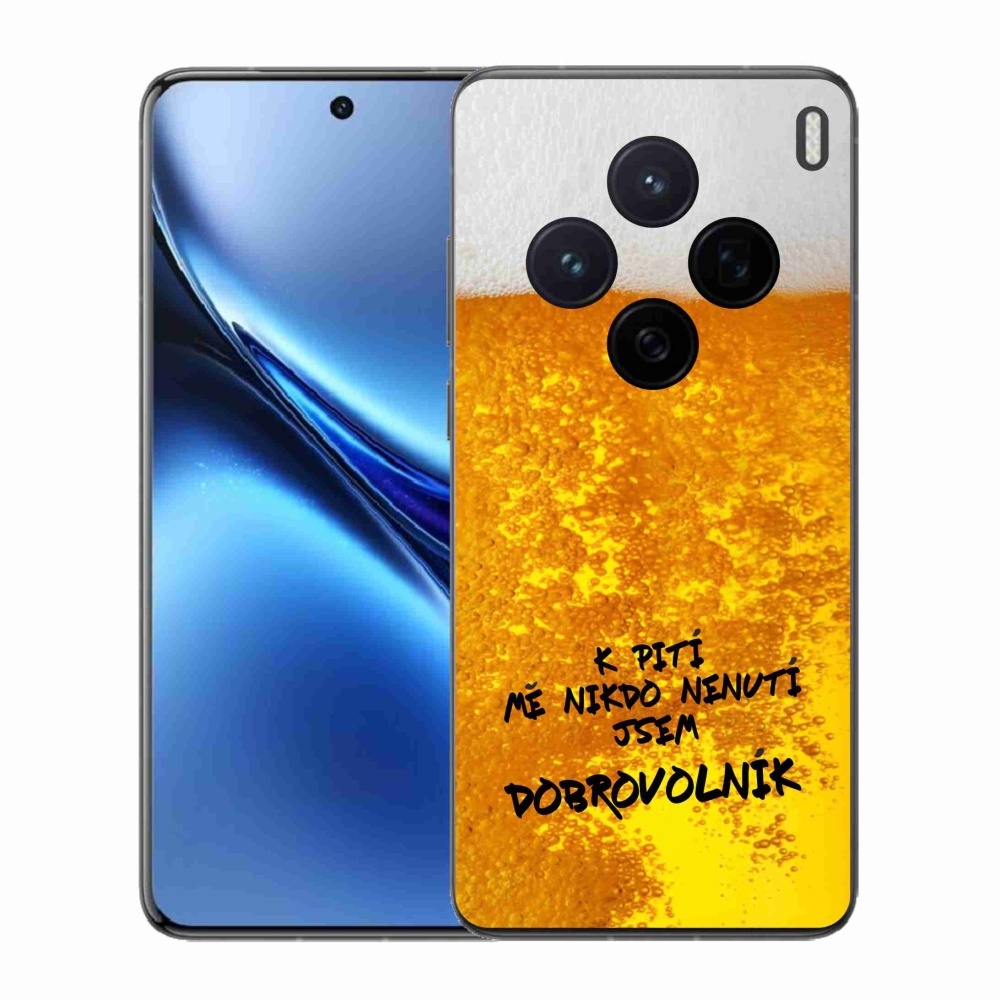 Gelový kryt mmCase na Vivo X200 5G - pivní motiv 4