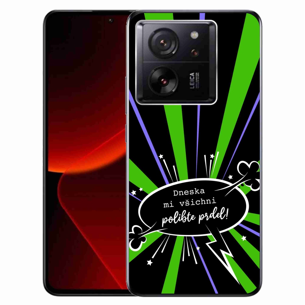 Gelový kryt mmCase na Xiaomi 13T/13T Pro - vtipný text 15 černé pozadí