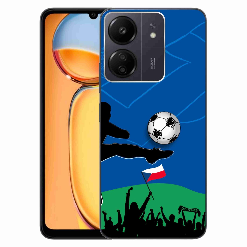 Gelový kryt mmCase na Xiaomi Poco C65/Redmi 13C - fanoušci fotbalu