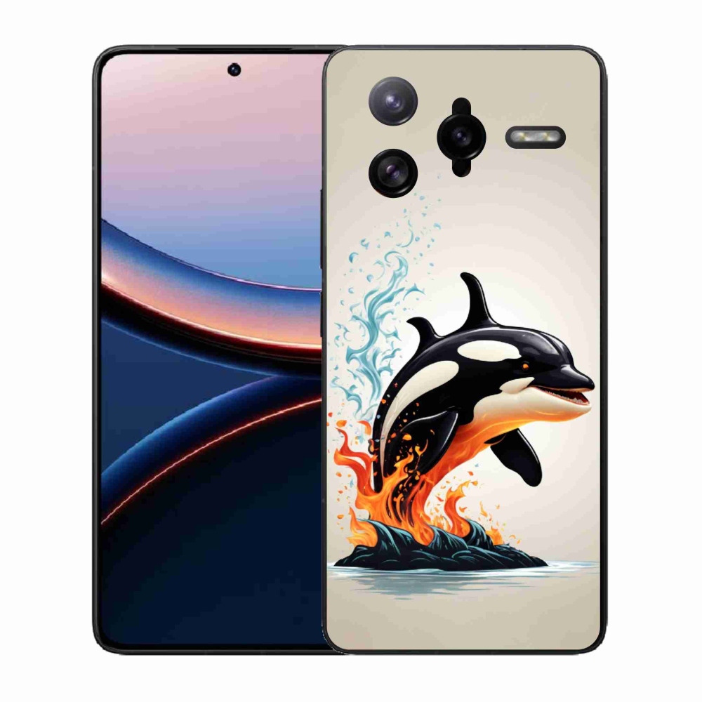 Gelový kryt mmCase na Xiaomi Poco F7 Ultra - kosatka
