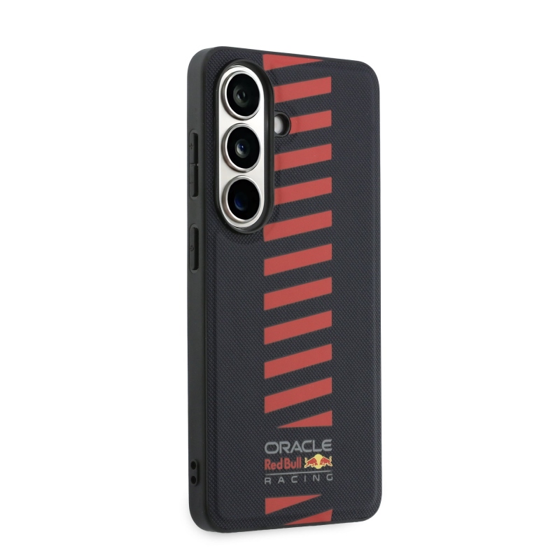 Red Bull PU Leather Meshed Powerbar Magnetic Zadní Kryt pro Samsung Galaxy S26+ Navy