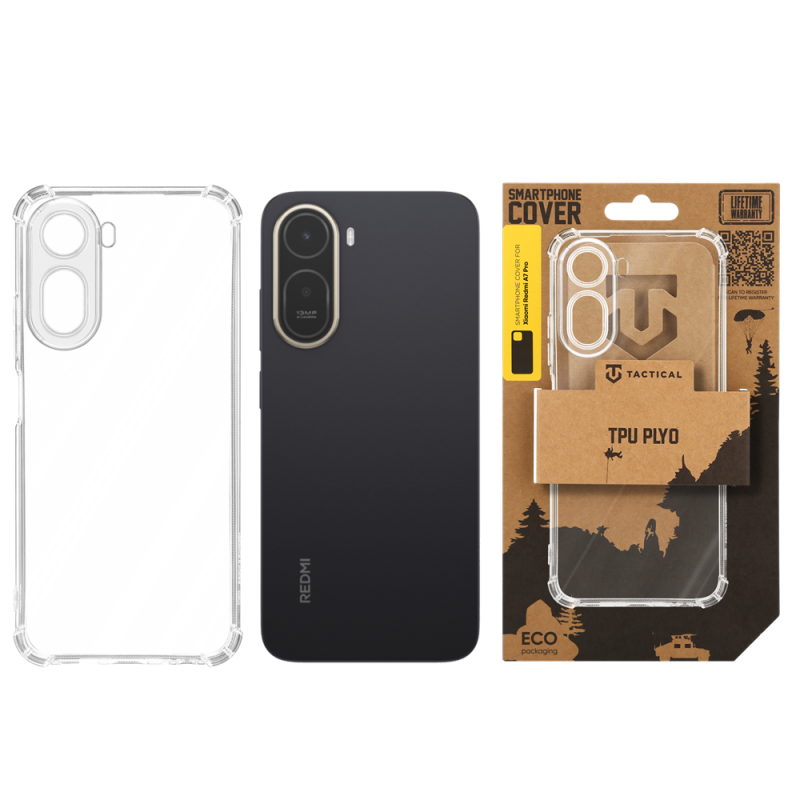 Tactical TPU Plyo Kryt pro Xiaomi Redmi A7 Pro Transparent