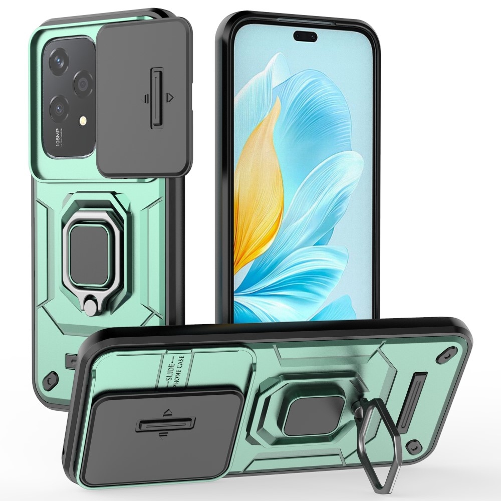 Lens odolný hybridní kryt na Honor 200 Lite 5G - zelený