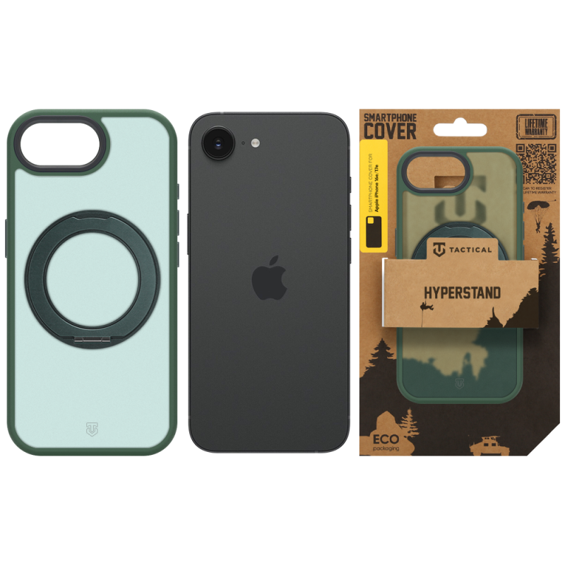 Tactical MagForce Hyperstand Kryt pro Apple iPhone 16e/17e Forest Green