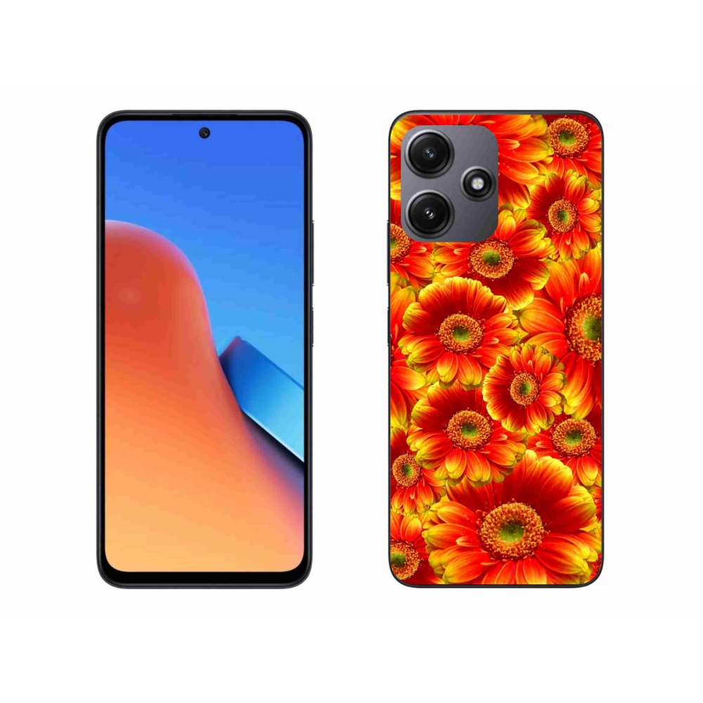 Gelový kryt mmCase na Xiaomi Redmi 12 5G - gerbera 1