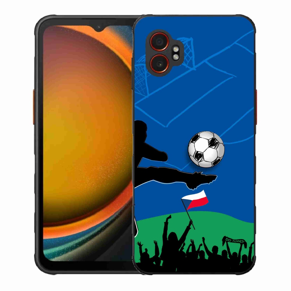 Gelový kryt mmCase na Samsung Galaxy Xcover 7 Pro - fanoušci fotbalu