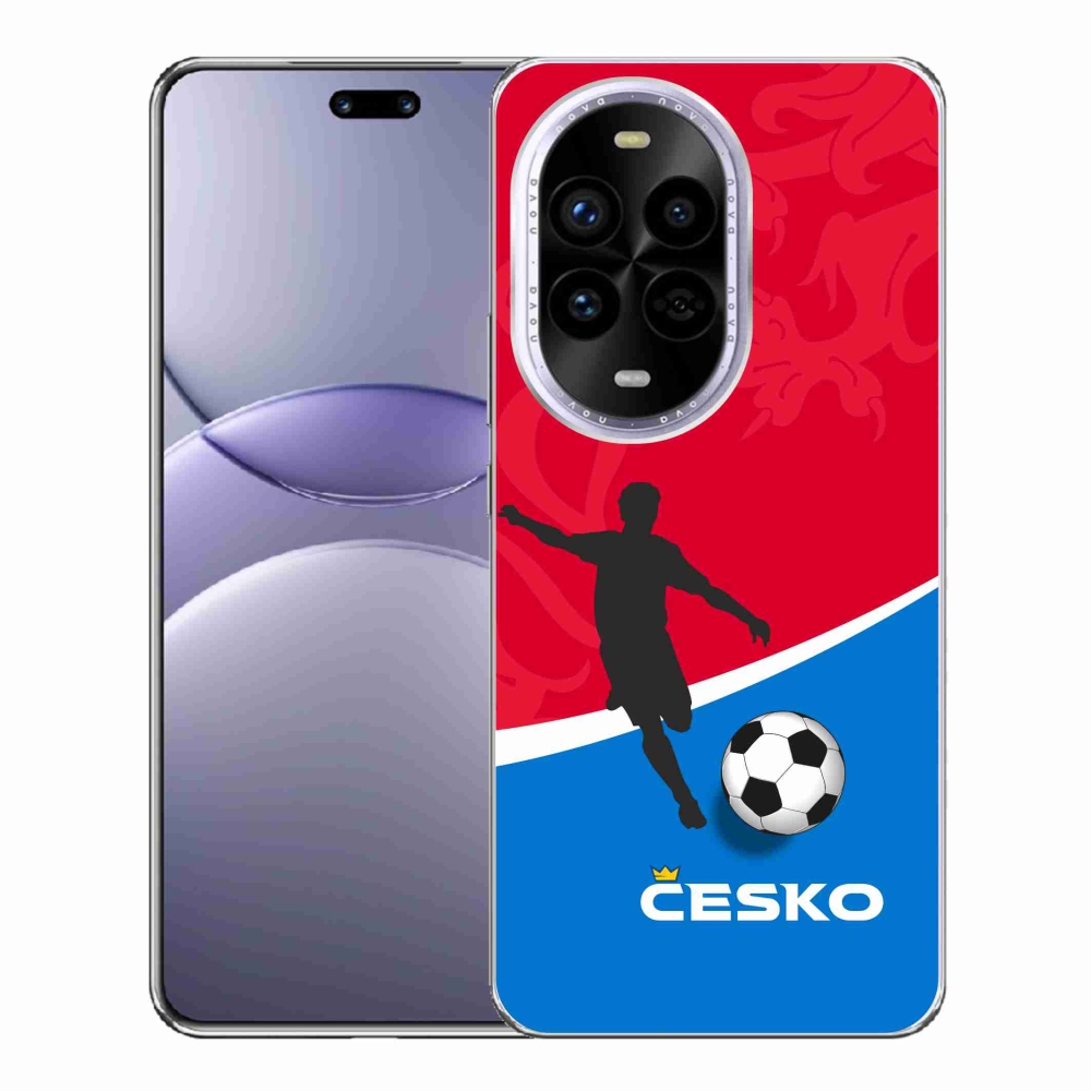 Gelový kryt mmCase na Huawei Nova 13 Pro 5G - fotbal Česko