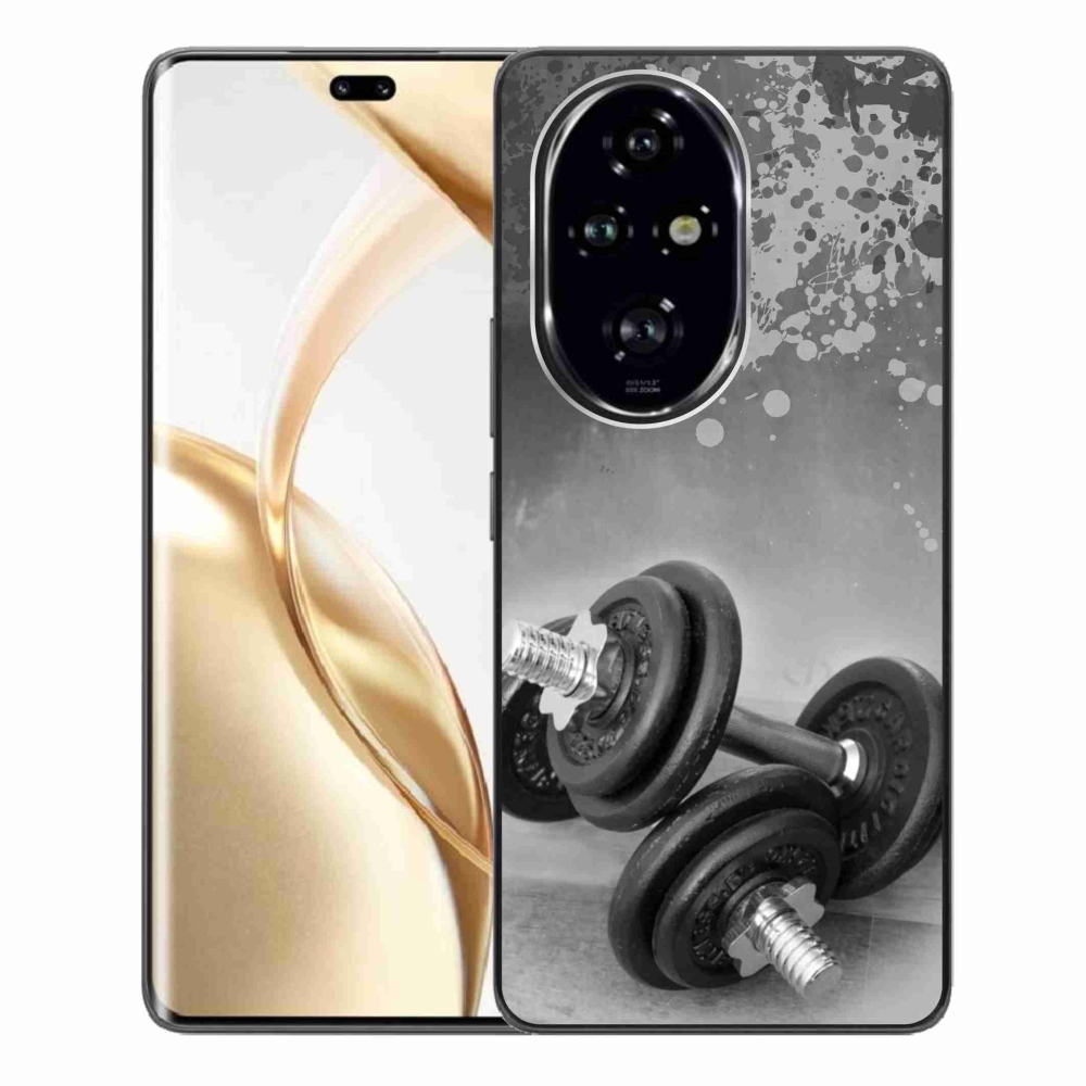 Gelový kryt mmCase na Honor 200 Pro 5G - činky 1