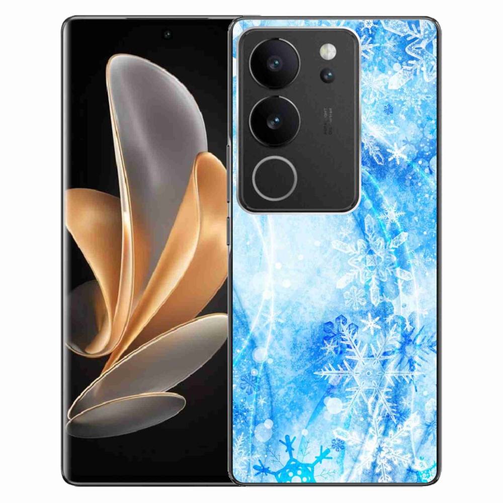 Gelový kryt mmCase na Vivo V29 5G - sněhové vločky