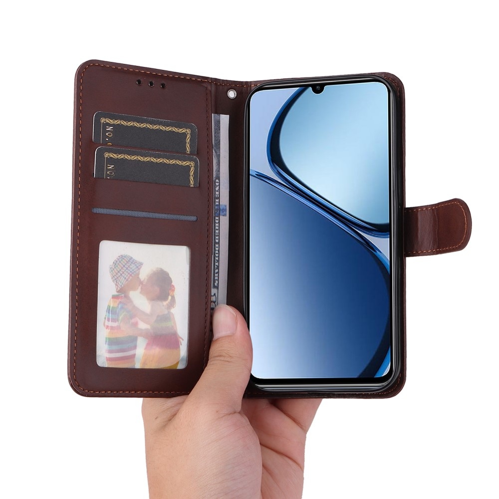 Feel knížkové pouzdro na Realme Note 60 - hnědé