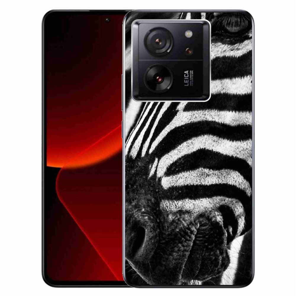 Gelový kryt mmCase na Xiaomi 13T/13T Pro - zebra