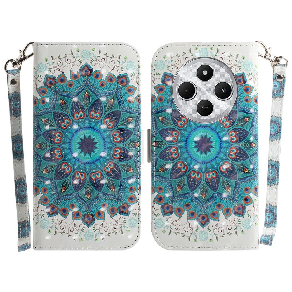 Patty knížkové pouzdro na Xiaomi Redmi 14C/Poco C75 - mandala