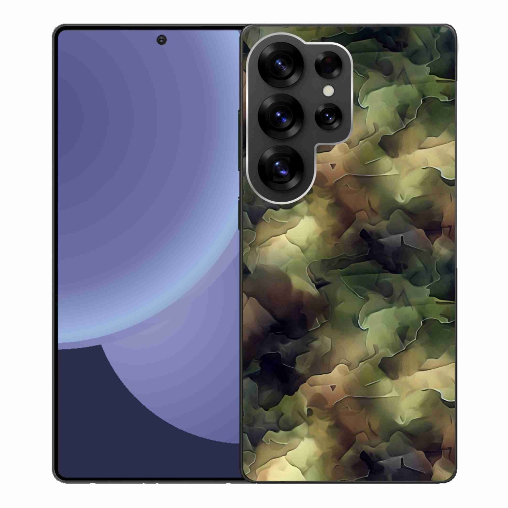 Gelový kryt mmCase na Samsung Galaxy S25 Ultra - maskáčový vzor 10