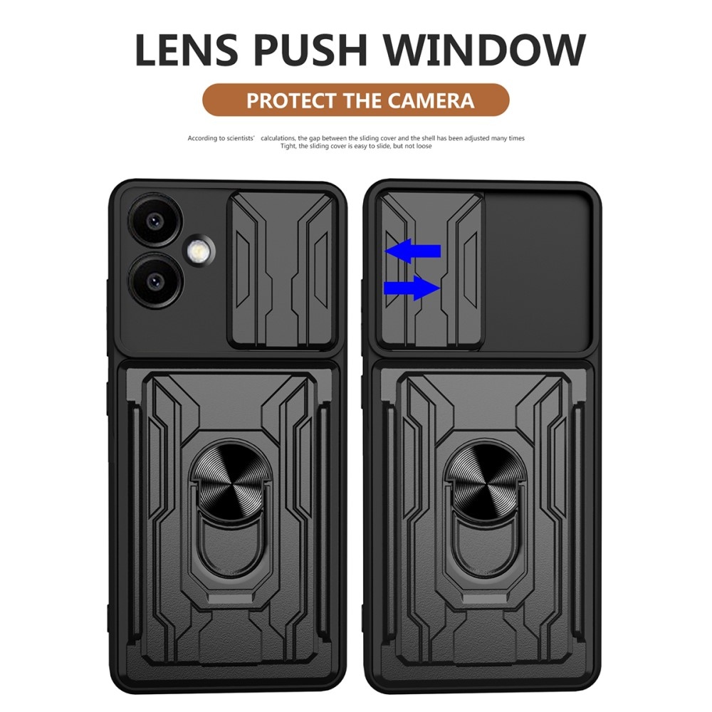 Slider odolný kryt na Samsung Galaxy A06 4G - černý