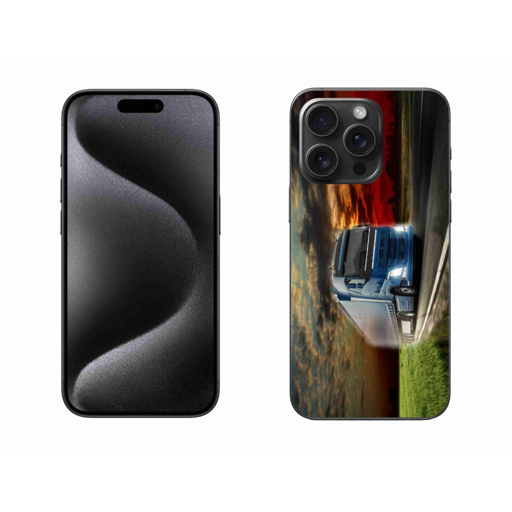 Gelový kryt mmCase na iPhone 15 Pro Max - kamion 4
