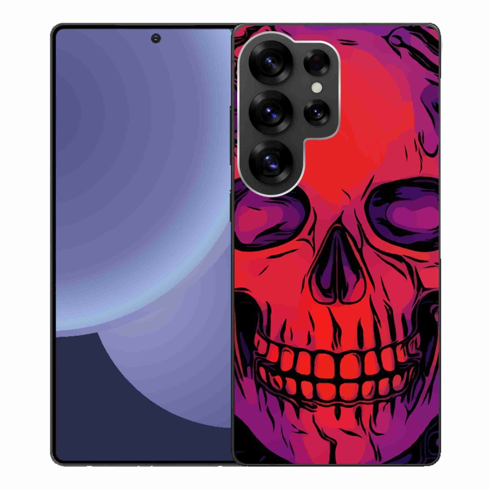 Gelový kryt mmCase na Samsung Galaxy S25 Ultra - lebka