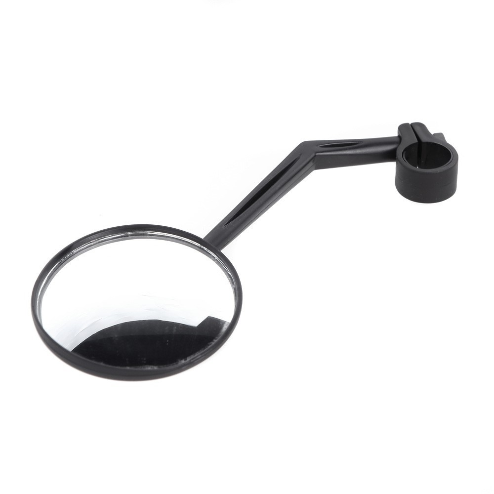 Univerzální vypouklé širokoúhlé zrcátko na kolo a koloběžku – černé