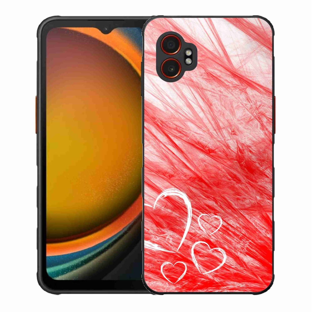 Gelový kryt mmCase na Samsung Galaxy Xcover 7 Pro - heart